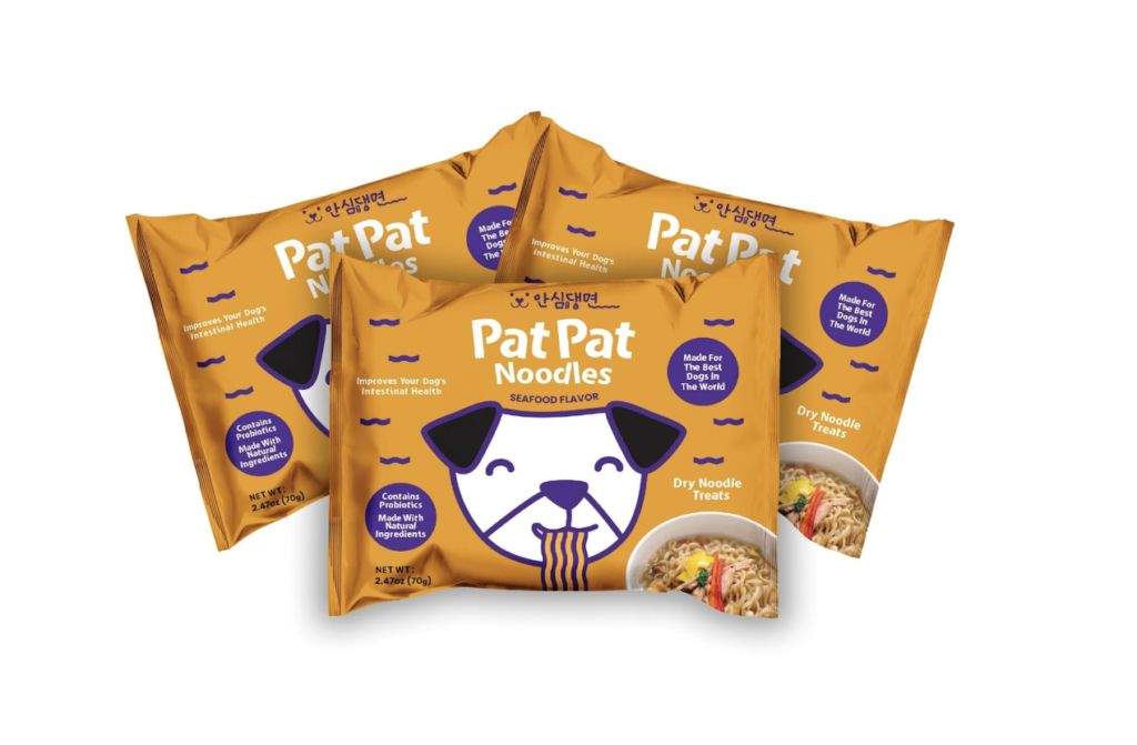 pat pat dog ramen noodles, useful gifts